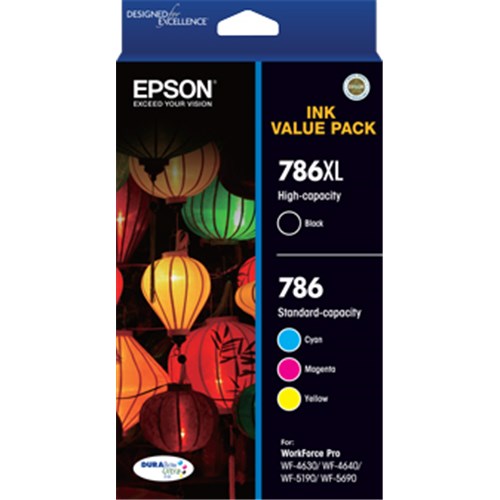 Epson 786 Ink Value Pack  C13T786692