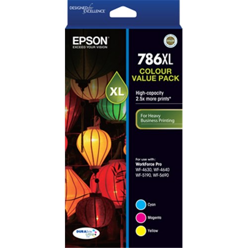 Epson 786XL 3 Col Value Pack C13T787592