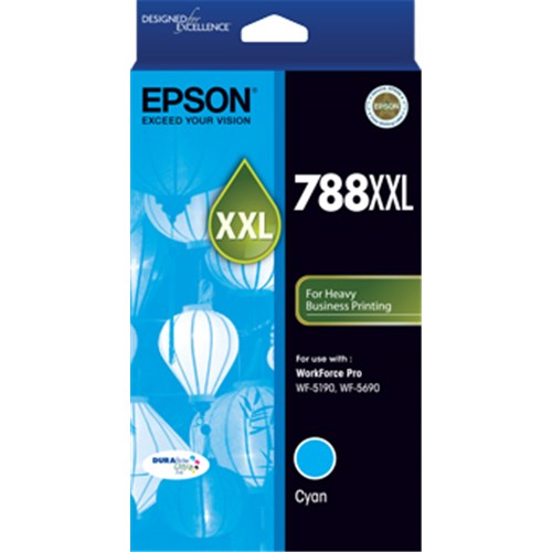 Epson 788XXL Cyan Ink Cart C13T788292