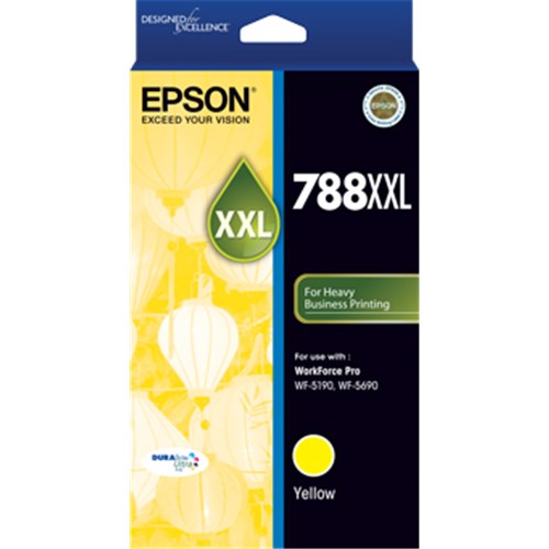 Epson 788XXL Yellow Ink Cart C13T788492