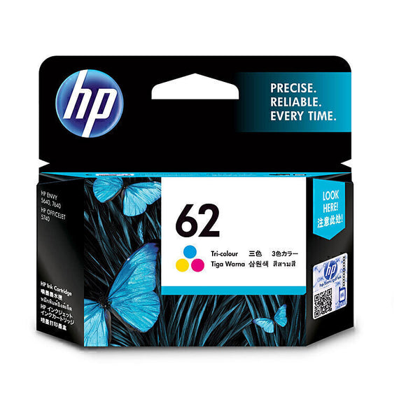 HP 62 Tri Colour Ink Cartridge