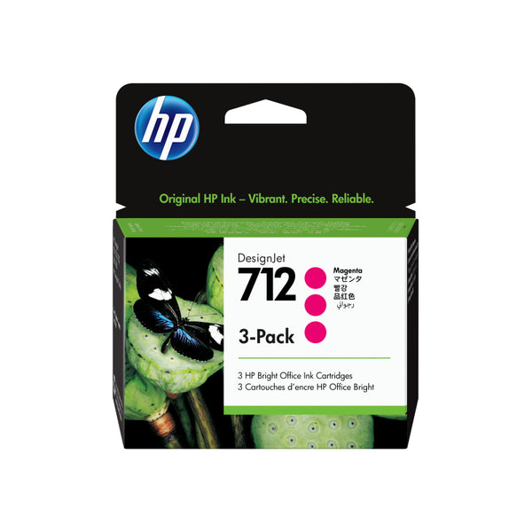 HP 712 Magenta - 3 Pack