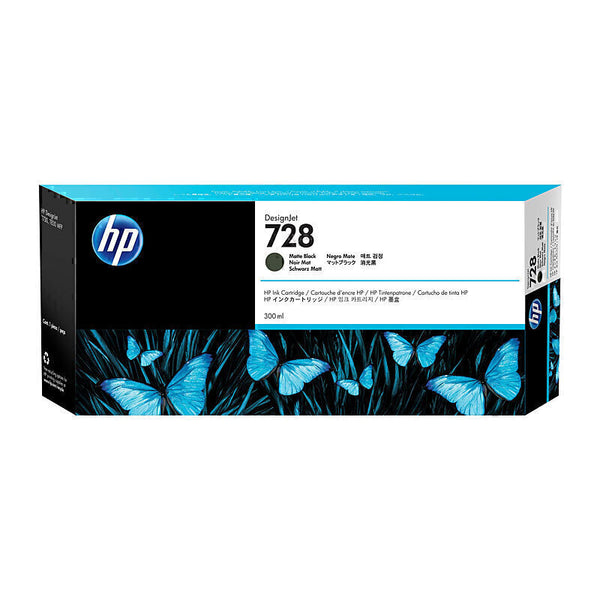 HP 728 Matte Black Ink Cartridge