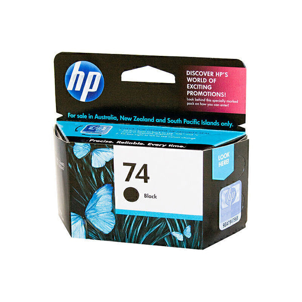 HP #74 Blk Ink Cart CB335WA