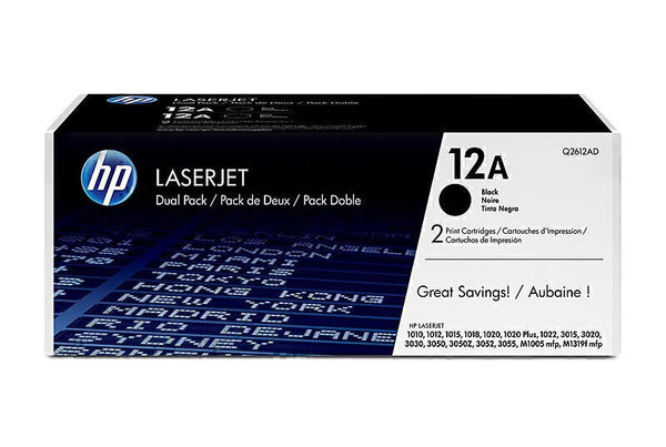 HP #12A Twin Pack Q2612AD