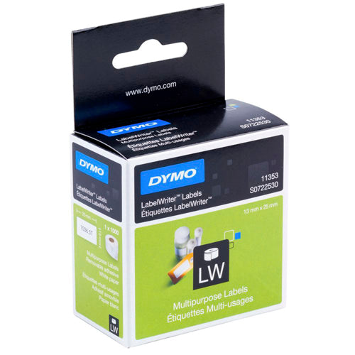 Dymo Multi Label Cassette 13mm x 25mm