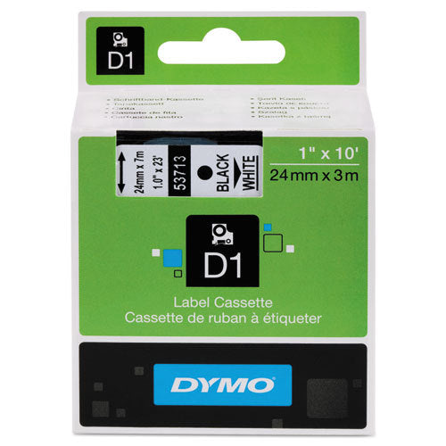 Dymo D1 Label Cassette 24mm x 7M - Black on White