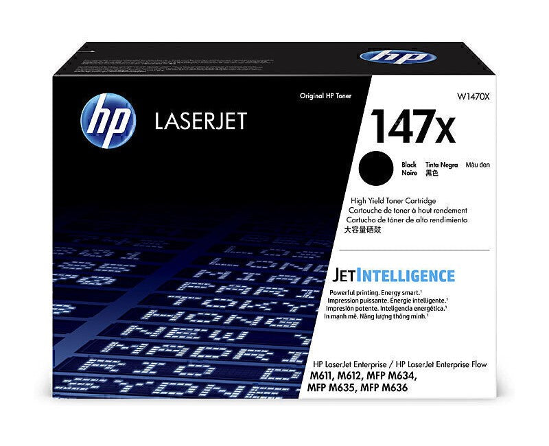 HP #147X Black Toner W1470X