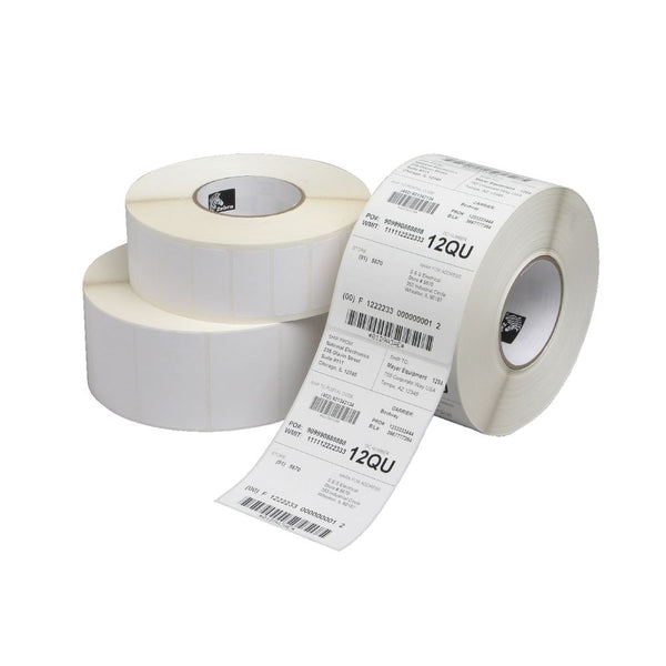 Zebra 8000D Linerless Label - 101mmx25m continuous roll (20 rolls)