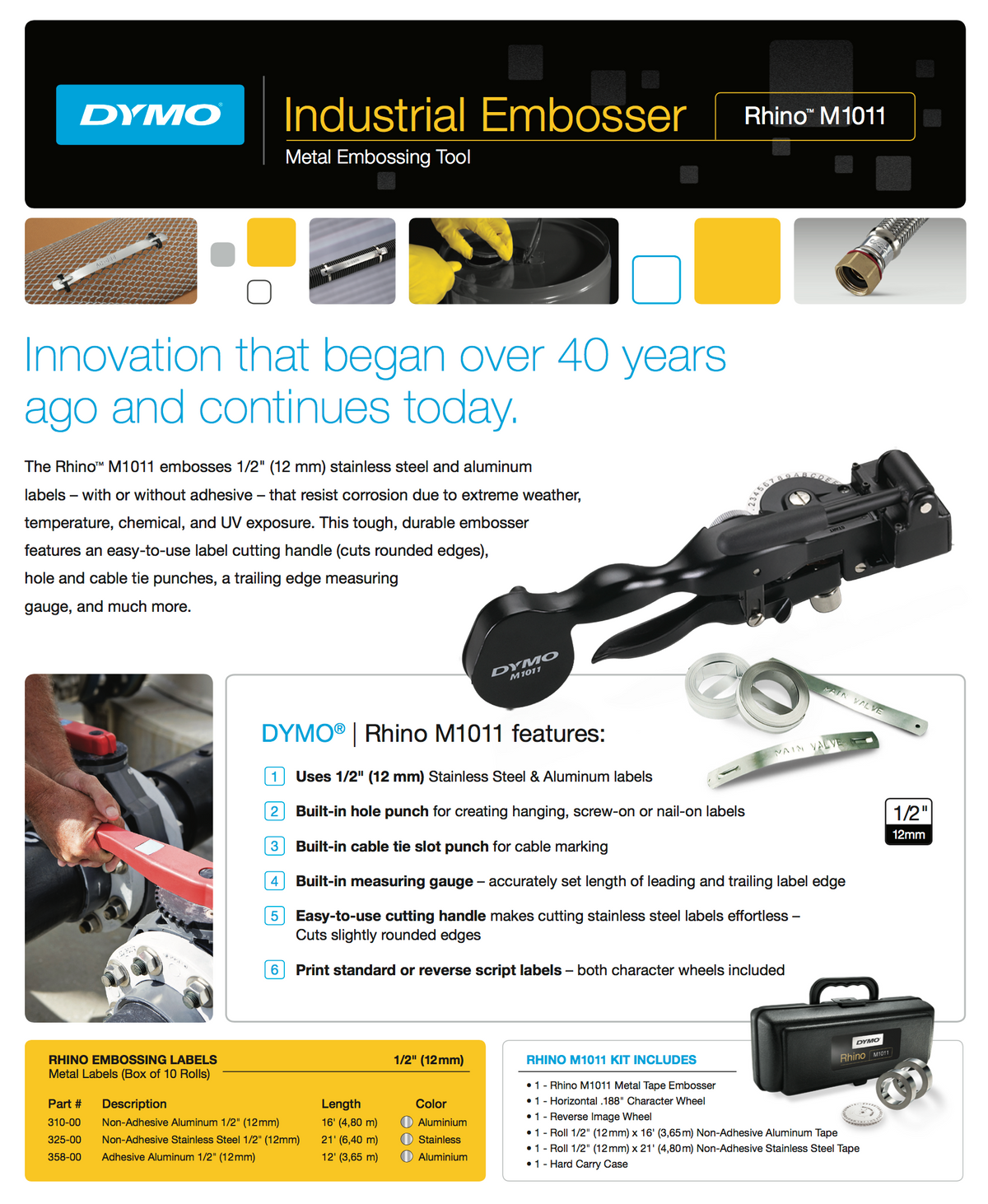 Dymo Rhino M1011 Industrial Embossing Tool