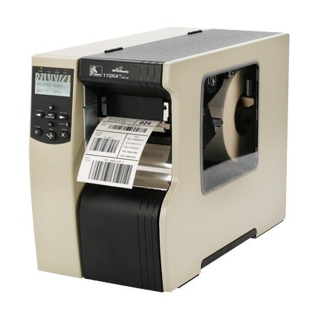 Zebra 110XI4 Industrial Label Printer 600DPI T/T- Multi I/F Cut w/ Catch Tray & 3″ Media Spindle